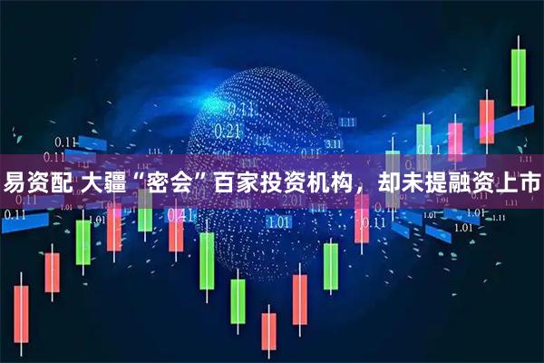 易资配 大疆“密会”百家投资机构，却未提融资上市